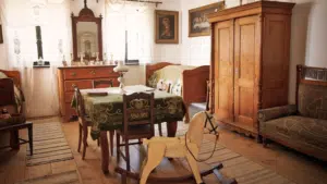 intérieur d'une maison ancienne
